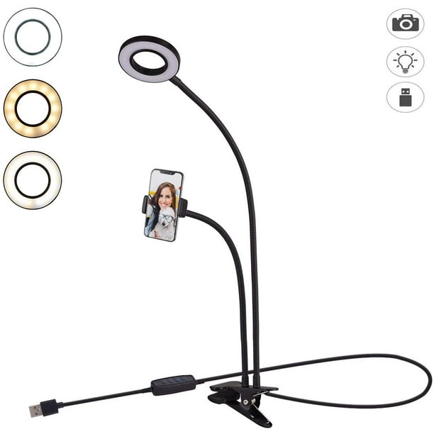 Flexible Arm Phone Holder for UBeesize Ring Light Flexible Arm Phone Holder for UBeesize Ring Light